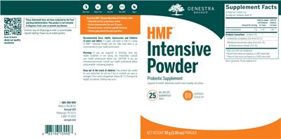 HMF Intensive Powder label