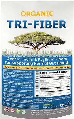 Organic Tri-Fiber label