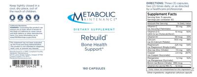 Rebuild label