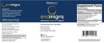 Endmigra label