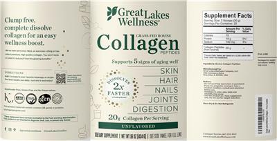 Collagen Peptides Unflavored label