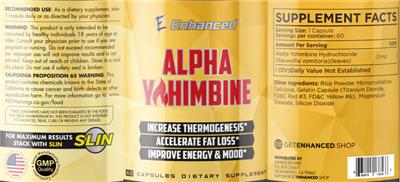 Alpha Yohimbine label