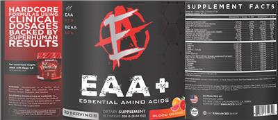 Enhanced EAA + Blood Orange label