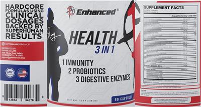 Health 3 in 1 label