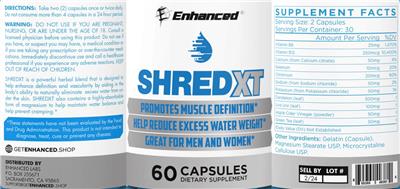 Shred XT label