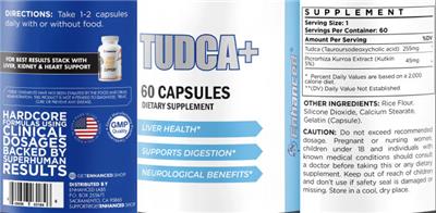 TUDCA+ label