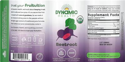 Beetroot label
