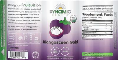 Mangosteen Gold label