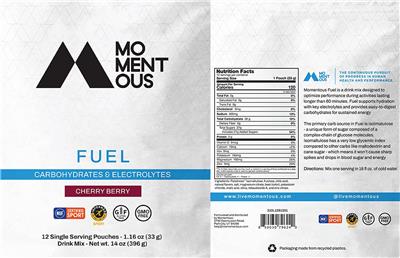 Fuel Cherry Berry label