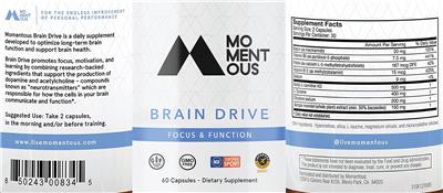 Brain Drive label