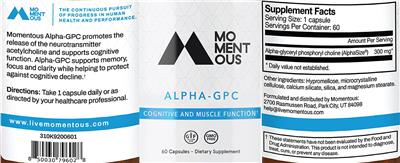 Alpha-GPC label