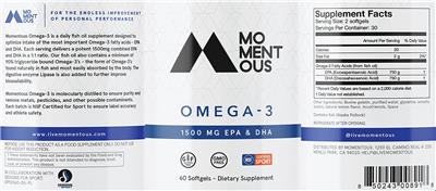 Omega-3 label