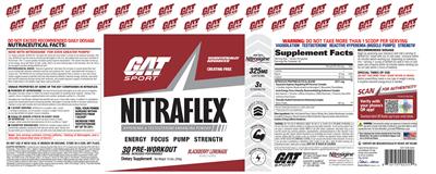 Nitraflex Blackberry Lemonade label