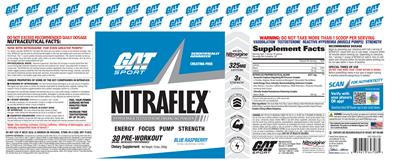 Nitraflex Blue Raspberry label