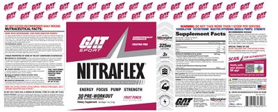 Nitraflex Fruit Punch label