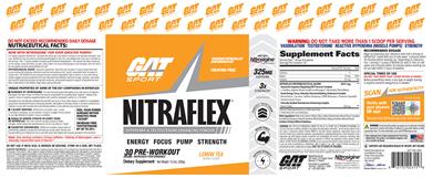 Nitraflex Lemon Tea label