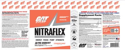 Nitraflex Strawberry Mango label