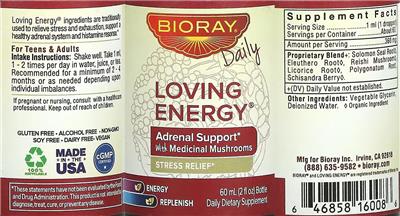 Loving Energy label