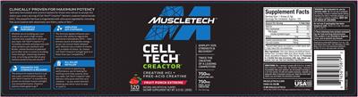 Cell-Tech Creactor Fruit Punch Extreme label