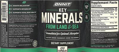 Key Minerals from Land & Sea label