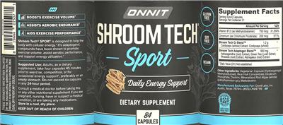 Shroom Tech Sport label