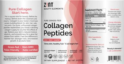 Collagen Peptides label