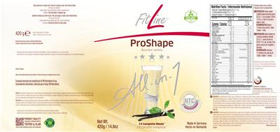 ProShape Bourbon Vanilla label