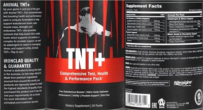 Animal TNT+ label