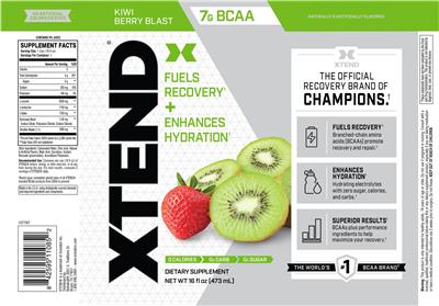 XTEND Kiwi Berry Blast label