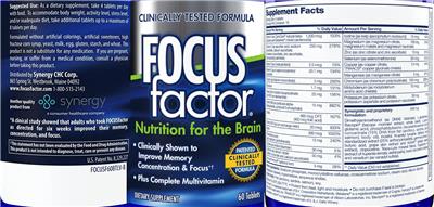 Focus Factor label