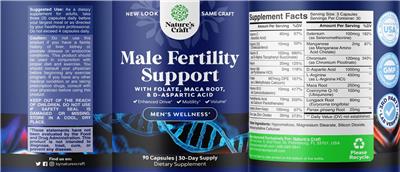 Male Fertility Support label
