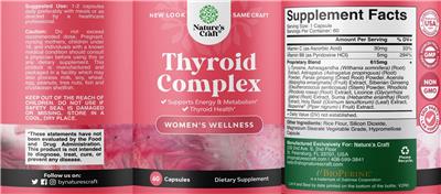 Thyroid Complex label