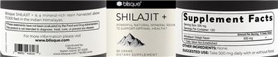 Shilajit + label