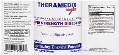 Super Strength Digestion label