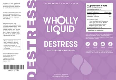 DeStress label