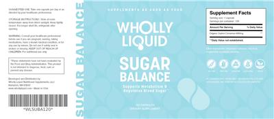 Sugar Balance label