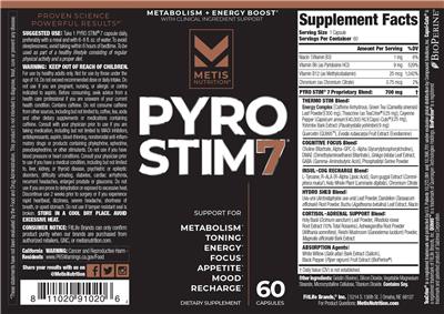 Pyro Stim 7 label