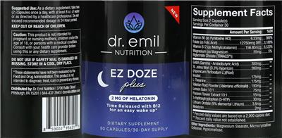 Ez Doze Plus label