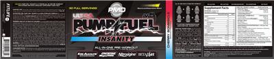 Ultra Pump Fuel Insanity v.5 Cherry Bombsicle label