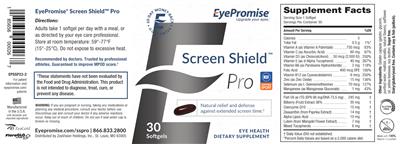 Screen Shield Pro label