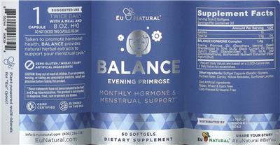 Balance label