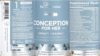Conception For Her label