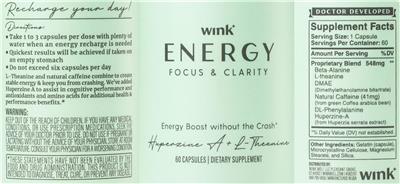 Energy Focus & Clarity label