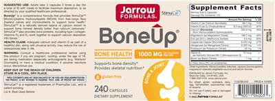 BoneUp label