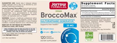 BroccoMax label