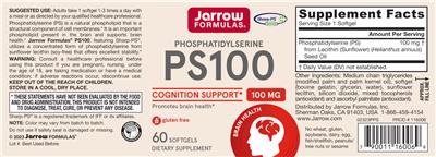 PS100 100 mg label