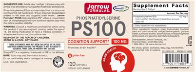 PS100 100 mg label