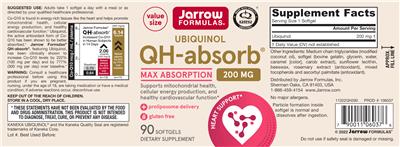 QH-absorb 200 mg label