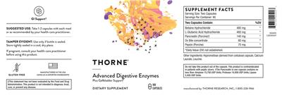 Advanced Digestive Enzymes label