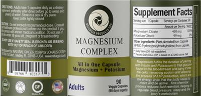 Magnesium Complex label